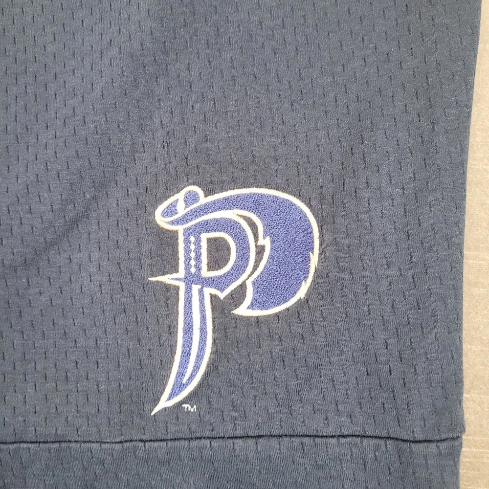 Adidas Mens 3XL Massachusetts Pirates IFL Navy Blue Mesh Training Pants Zip Cuff